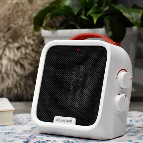 Miniatura 7 de Honeywell UberHeat 5 Calentador de Espacio de Cerámica para Habitaciones Pequeñas, Blanco