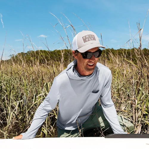 Miniatura 26 de Free Fly Sudadera ligera con capucha para hombre, con protección solar UPF 20+ para hombre, transpirable, manga larga, para pesca