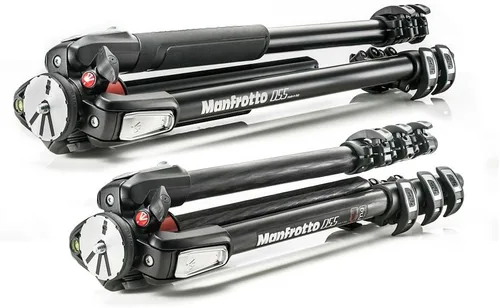 Miniatura 4 de Manfrotto 055 Trípode de aluminio de 3 secciones con columna horizontal (MT055XPRO3), negro