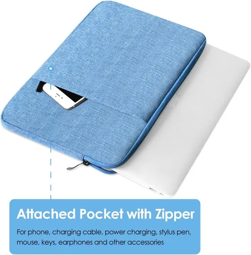 Miniatura 7 de ProElife Funda para laptop de 15 pulgadas para MacBook Air 2024 2023 de 15 pulgadas con chip Apple M3 M2, accesorio de viaje y transporte, funda