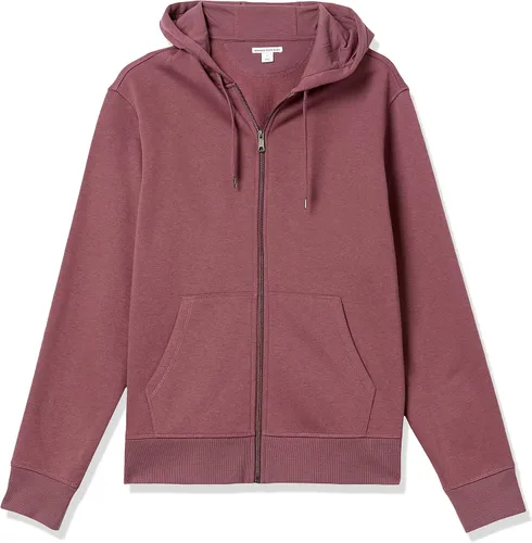 Miniatura 6 de Tienda Essentials - Sudadera con capucha de vellón y cremallera completa, para hombre