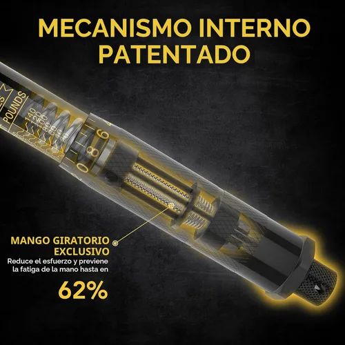 Miniatura 4 de LEXIVON - Llave dinamométrica de clic de 1/2 pulgada, 10~150 pies-libra/13.6~203.5 Nm (LX-183)
