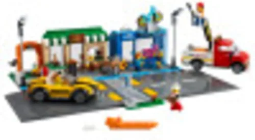 Miniatura 2 de LEGO City Shopping Street 60306 Kit de construcción; juguete de construcción genial para niños, nuevo 2021 (533 piezas)
