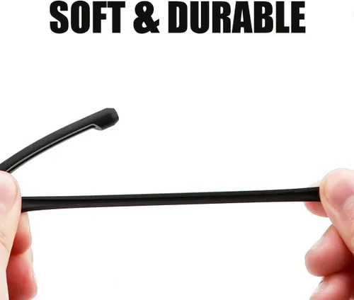 Miniatura 7 de 16 pares de ganchos para orejas de anteojos, soporte antideslizante para orejas, soporte para anteojos, topes para anteojos, puntas de patillas