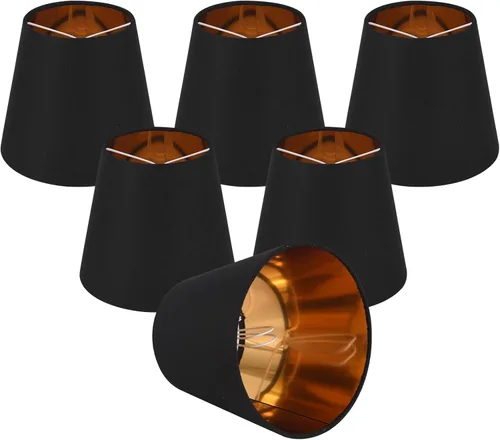 Miniatura 11 de Pequeña pantalla de lámpara con clip para bulbos de candelabro, Mini pantallas de lámpara para candelabros, decoración del hogar, pantalla