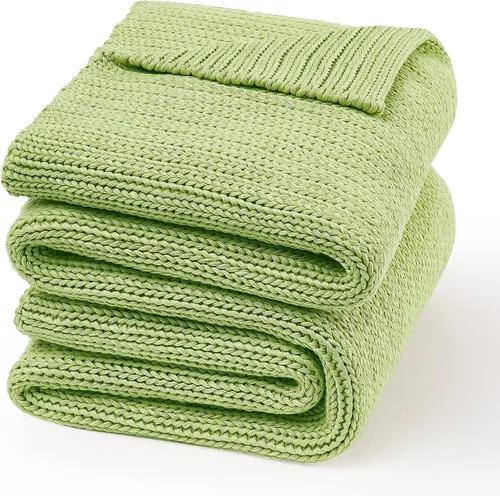 Miniatura 46 de Guohaoi Almohadilla de regazo con peso de punto (beige 20 x 30 pulgadas, 2 libras) sin cuentas, manta con peso refrescante para niños para siesta