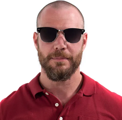 Miniatura 2 de VITENZI Gafas de sol bifocales para hombres y mujeres, lentes de lectura semi sin montura tintadas con lectores - Tivoli