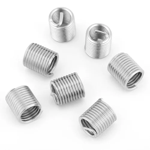 Miniatura 4 de Insertos de hilo de alambre, 100 piezas de acero inoxidable helicoidal de alambre helicoidal insertos de rosca de tornillo M8 x 1.25 x 2D Kit