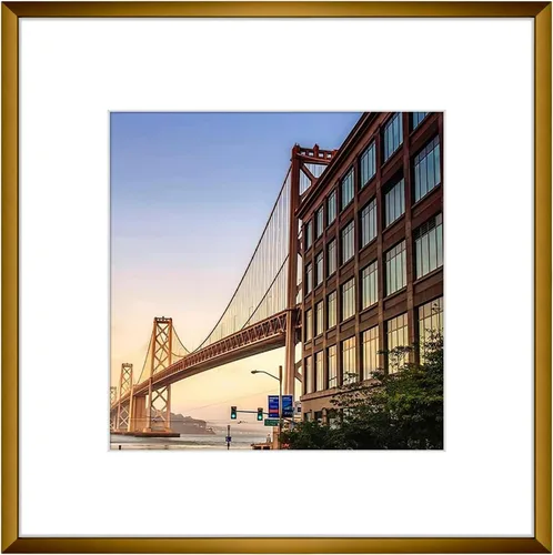Miniatura 11 de Frametory, Portarretratos de aluminio negro de 6 x 8 pulgadas, juego de 1, ideal para mostrar fotos de 5 x 7 con paspartú o 6 x 8 sin paspartú