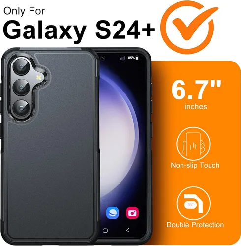 Miniatura 2 de Oterkin Funda para Samsung Galaxy S24 Plus, protección de grado militar de 10 pies, funda S24 Plus [a prueba de golpes] [resistente a las caídas]