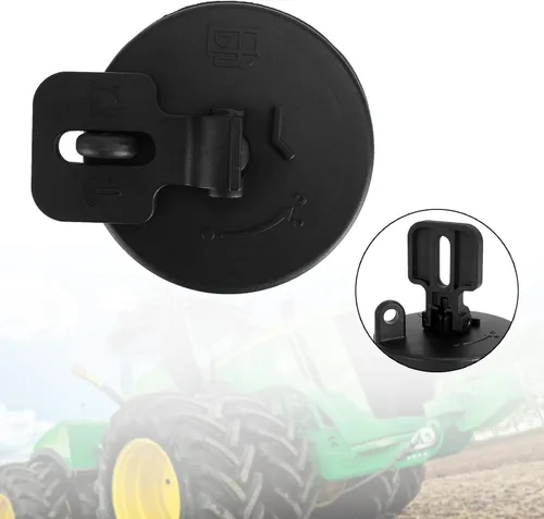 Miniatura 7 de Tapa del Tanque de Combustible Diesel AT323462 43843622 para Excavadora Hitachi Volvo John Deere negro