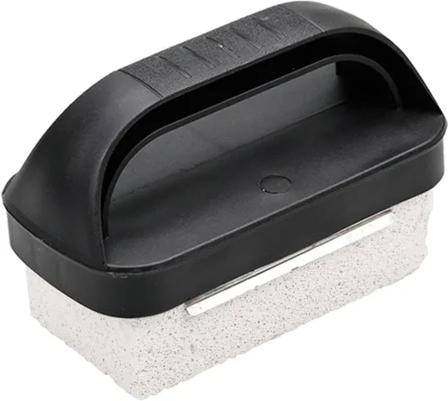 Miniatura 6 de Piedra pómez de limpieza – Bloque de ladrillos de mango resistente, limpiador de parrilla y fregador de plancha para condimento plano que no raya