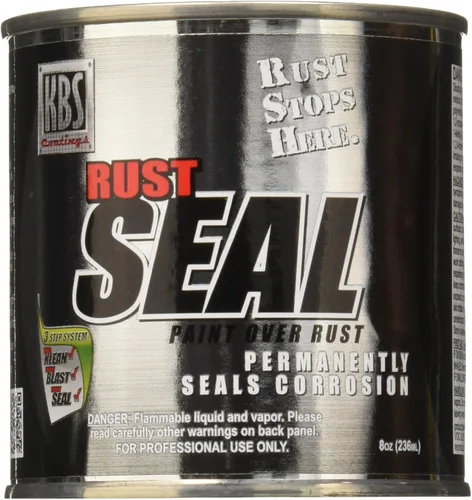 Miniatura 18 de Revestimiento para eliminar el óxido RustSeal KBS, Negro satinado Brillo negro