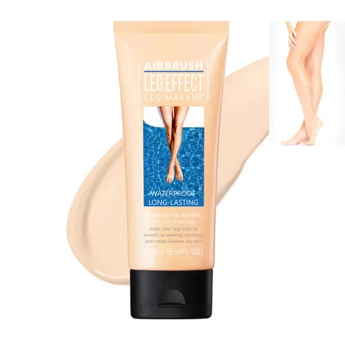 Maquillaje impermeable para piernas y cuerpo, sin transferencia, cubre venas varicosas, cicatrices y tatuajes para todos los tonos de piel, 4 onzas