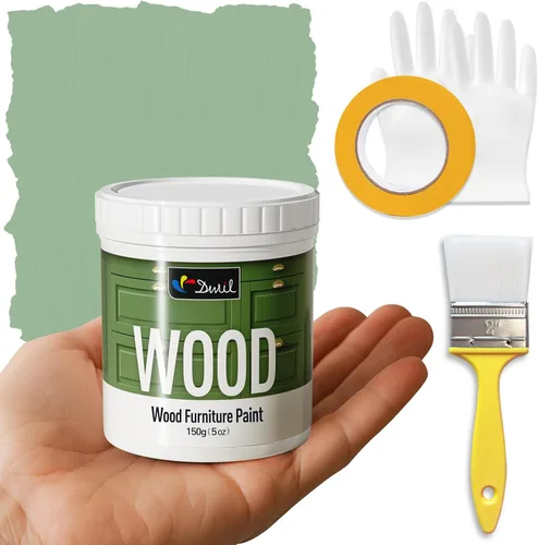Miniatura 56 de DWIL Pintura para Muebles con Acabado Mate - Pintura para Madera de 16 Oz para Gabinetes, Puertas, Mesas y Cómodas Renovación - A Base de Agua, No