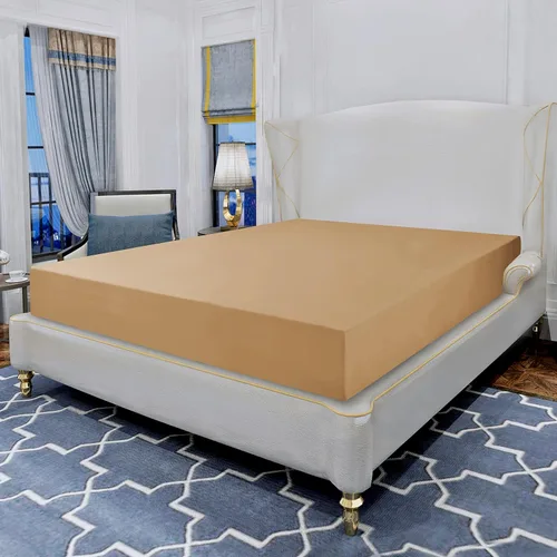 Miniatura 19 de Elegant Comfort Lujosa sábana bajera de 1500 hilos de calidad egipcia resistente a las arrugas, 1 pieza, elástico en todo el contorno, bolsillo