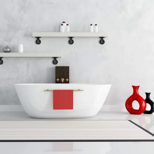 Miniatura 5 de Soporte de estante de tubo de 1/2 pulgada, soporte de estante flotante montado en la pared, soporte de metal colgante de pared punk de vapor