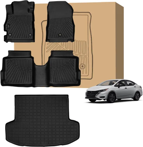 Miniatura 19 de Tapetes de suelo Peleus para Mercedes-Benz Sprinter 2500/3500 2025-2019, solo para furgoneta de carga, forros personalizados de goma TPE para todo