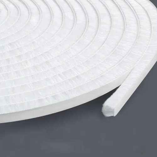 Cinta de sellado con cepillo, 0.35inx33Pies, sello de puerta insonorizado, sello de aislamiento para ventanas, ahorro de energía, a prueba de polvo,