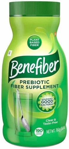 Suplemento de fibra en polvo Benefiber 190 porciones - Sin azúcar - Sin asperezas 722 gramos (25.5 oz.)