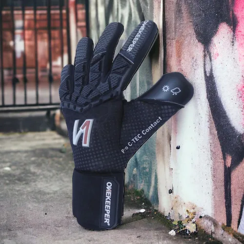 Miniatura 6 de ONEKEEPER C-TEC - Guantes de portero de nivel profesional para niños, jóvenes y adultos, guantes de portero de fútbol GK Látex de contacto