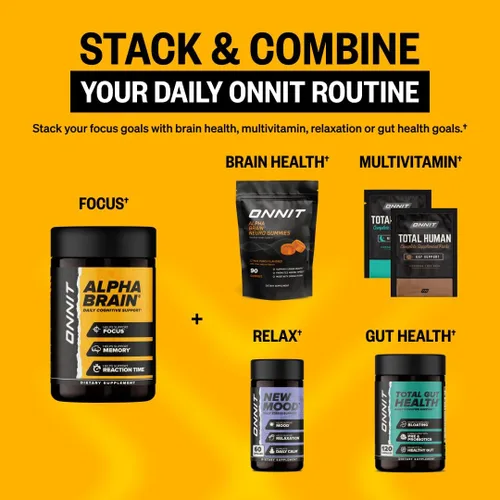 Miniatura 11 de ONNIT - Suplemento para el cerebro en cápsulas Alpha Brain