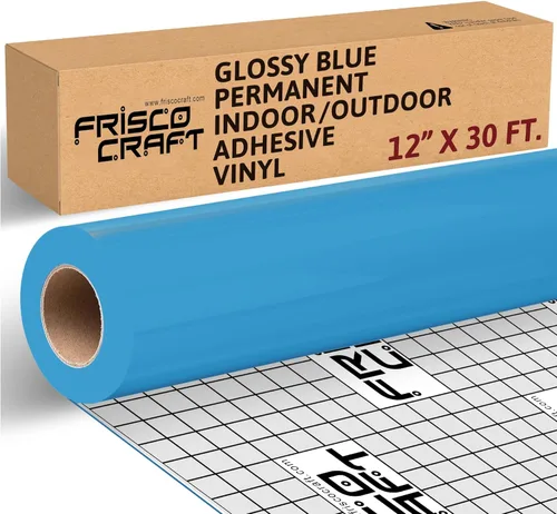 Miniatura 18 de Frisco Craft Rollo de vinilo permanente blanco mate, vinilo permanente para exteriores, resistente al agua y a la intemperie, con respaldo