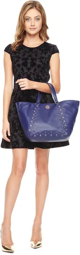 Miniatura 4 de Juicy Couture Bolso de mano de cuero Hollywood, azul cobalto