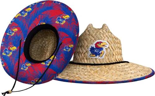 Miniatura 107 de FOCO - Sombrero de paja con logotipo de equipo universitario de NCAA y estampado floral para hombre TEAM LOGO