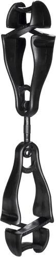 Miniatura 16 de Ergodyne Squids 3420 Swiveling Glove Clip Holder with Dual Clips Azul - Paquete de 6
