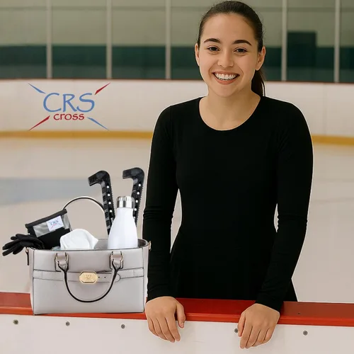 Miniatura 151 de CRS Cross Rink Side Tote. Ice Skating Accessory Bag-Figure Skating, Roller, Inline Skaters, Dance, Cheer.Organizes Guards Water Bottle Phone