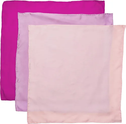 Miniatura 5 de Stacy Adams mens 100% Silk Hand Rolled 17"x 17" Pocket Square Three Piece Set