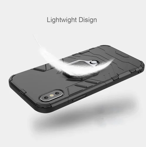 Miniatura 7 de Funda para Xiaomi Redmi Note 8 Pro con protector de pantalla de vidrio templado híbrido resistente Armadura protectora con soporte de anillo de 360