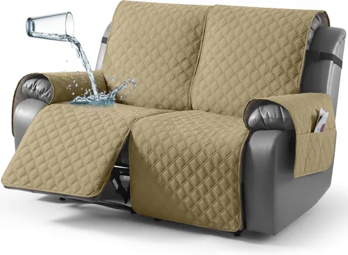 Miniatura 10 de TAOCOCO - Funda antideslizante para silla reclinable, funda para sofá, funda para silla reclinable pequeña con correas elásticas, protector