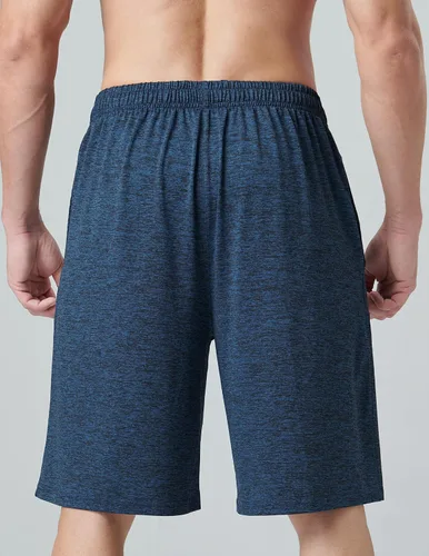 Miniatura 48 de Liberty Imports Paquete de 5 pantalones cortos de baloncesto atléticos de secado rápido para hombre, entrepierna de 9 pulgadas con bolsillos, ropa