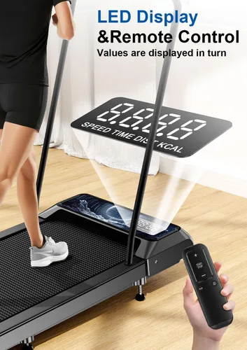Miniatura 4 de Walking Treadmill Pad with Incline, Walking 2.5HP for Home and Office, 265Lbs Weight Capacity, Treadmill with APP & Remote Control, LED Display Moon
