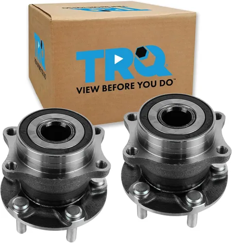 Miniatura 132 de TRQ Juego de 2 rodamientos de rueda trasera y conjunto de cubo compatible con Honda Civic 2006-2015