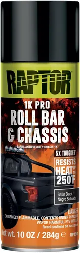 Miniatura 9 de RAPTOR Esmalte para Motor, Pintura en Aerosol Automotriz, Resistente al Calor, Grado Profesional, Fácil de Usar, Negro Graso, 10 oz negro (Fat Black)