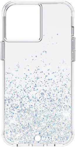 Miniatura 14 de Case-Mate Funda para iPhone 13 Pro Max para mujeres [protección contra caídas de 10 pies] [carga inalámbrica] Funda transparente cristalina