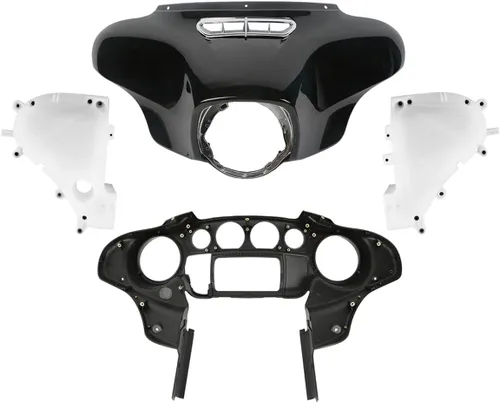 Miniatura 10 de TCT-MOTORPARTS Carenado interior del velocímetro frontal para Harley Electra Street Glide FLHTCU FLHX 14-UP Mate negro