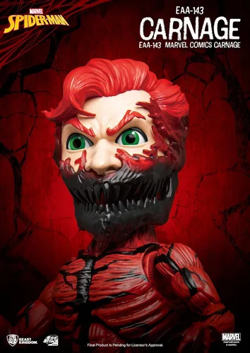Miniatura 5 de Beast Kingdom Marvel Comics: Carnage EAA-143 Egg Attack Figura de acción, multicolor