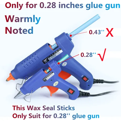 Miniatura 3 de 20 barras de sellado de cera de color morado perlado, solo aptas para pistola de pegamento de 0.28 pulgadas, ideal para sello de cera, invitaciones