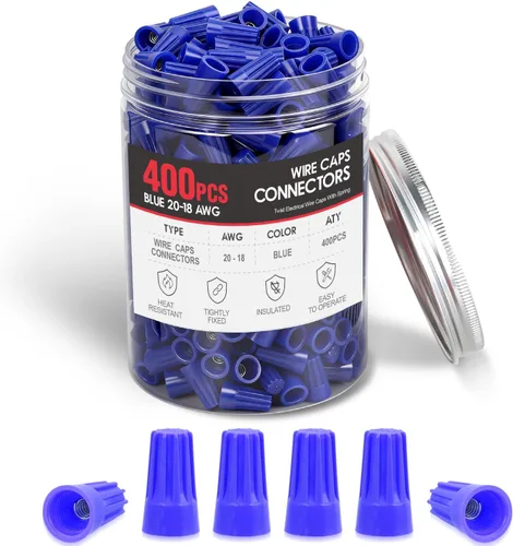 Miniatura 12 de Nilight Kit surtido de terminales aislados con grifo T y cable sin soldadura de empalme rápido, 100 unidades 22-18 18-14 12-10 AWG T Tap 100