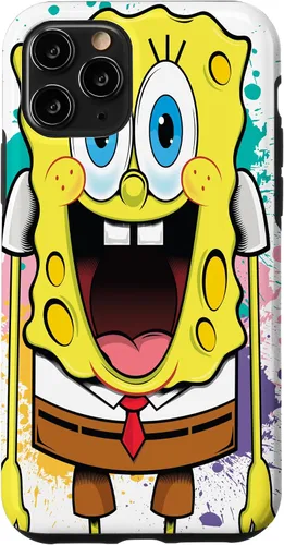 Miniatura 29 de Funda para iPhone 17 de Bob Esponja con salpicaduras de pintura