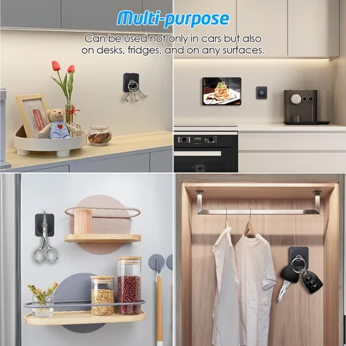Miniatura 6 de Soporte magnético rectangular plano para el tablero de instrumentos para teléfonos celulares y mini tabletas con tecnología Fast Swift-Snap - Extra