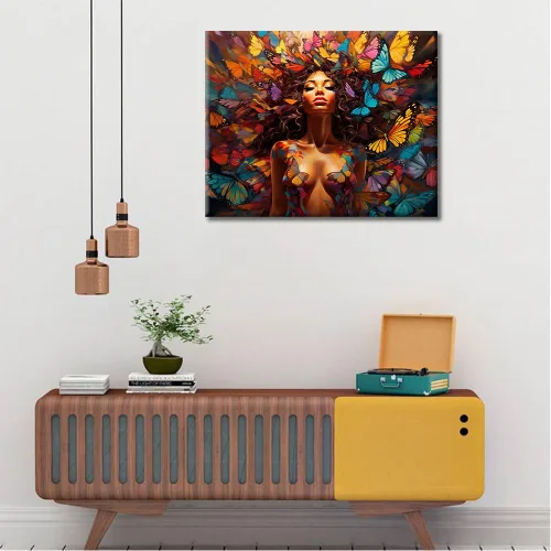 Miniatura 2 de Kit de pintura por números para adultos, pintura por números para adultos principiantes, pintura sobre lienzo, bricolaje para niña encantadora por