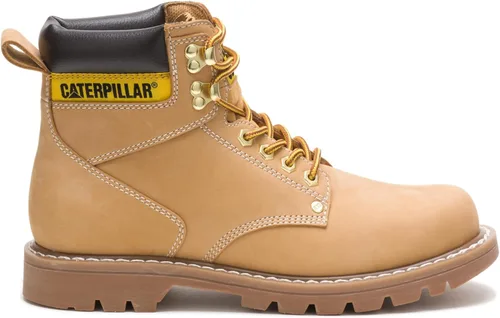 CAT Botas de trabajo Second Shift con punta suave para hombre Miel