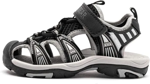 Miniatura 2 de BODATU - Sandalias de verano para niños y niñas, para exteriores, playa y deportes, con puntera cerrada (para bebé, niños pequeños, niños grandes)