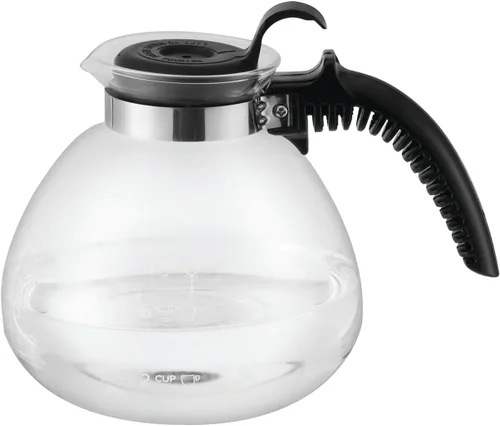 Miniatura 8 de Hervidor de té silbante de vidrio de borosilicato, capacidad de 12 tazas/48 onzas, sin BPA, para gas, electricidad y gamas de vidrio