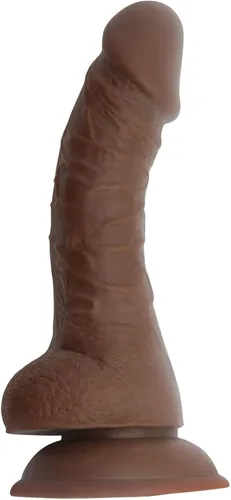 Consolador de sensación real con base de ventosa, juguete realista para estimulación del punto G, eje firme y flexible, orgasmos internos intensos,